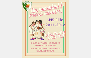Recrutement U15 Filles