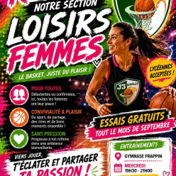 Basket Loisirs Femmes : Viens jouer sans pression au J3 Amilly !